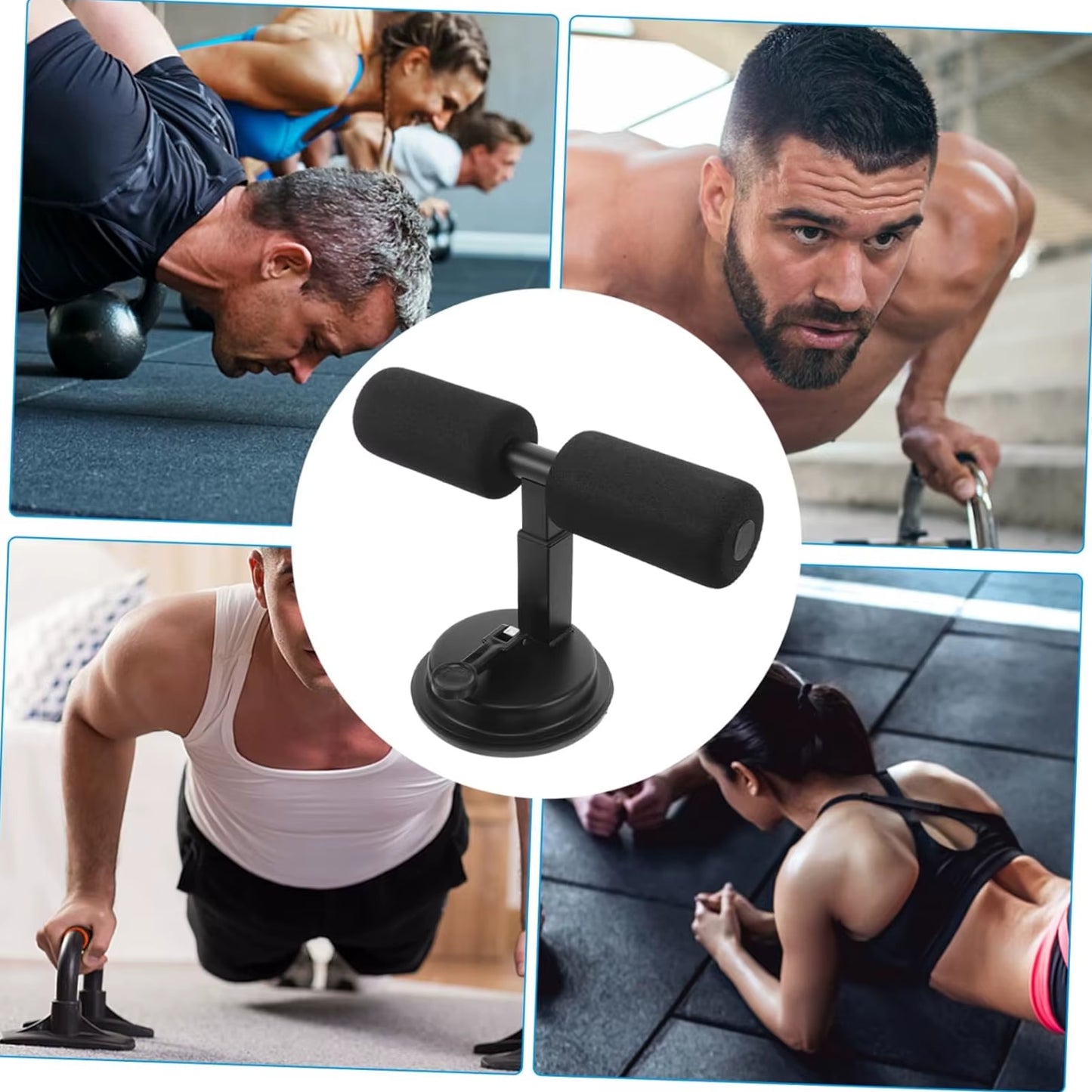 Transform Your Core with the Suction Cup Sit-Up Assist Device - Ultimate Abdominal Workout Trainer for Home Gym