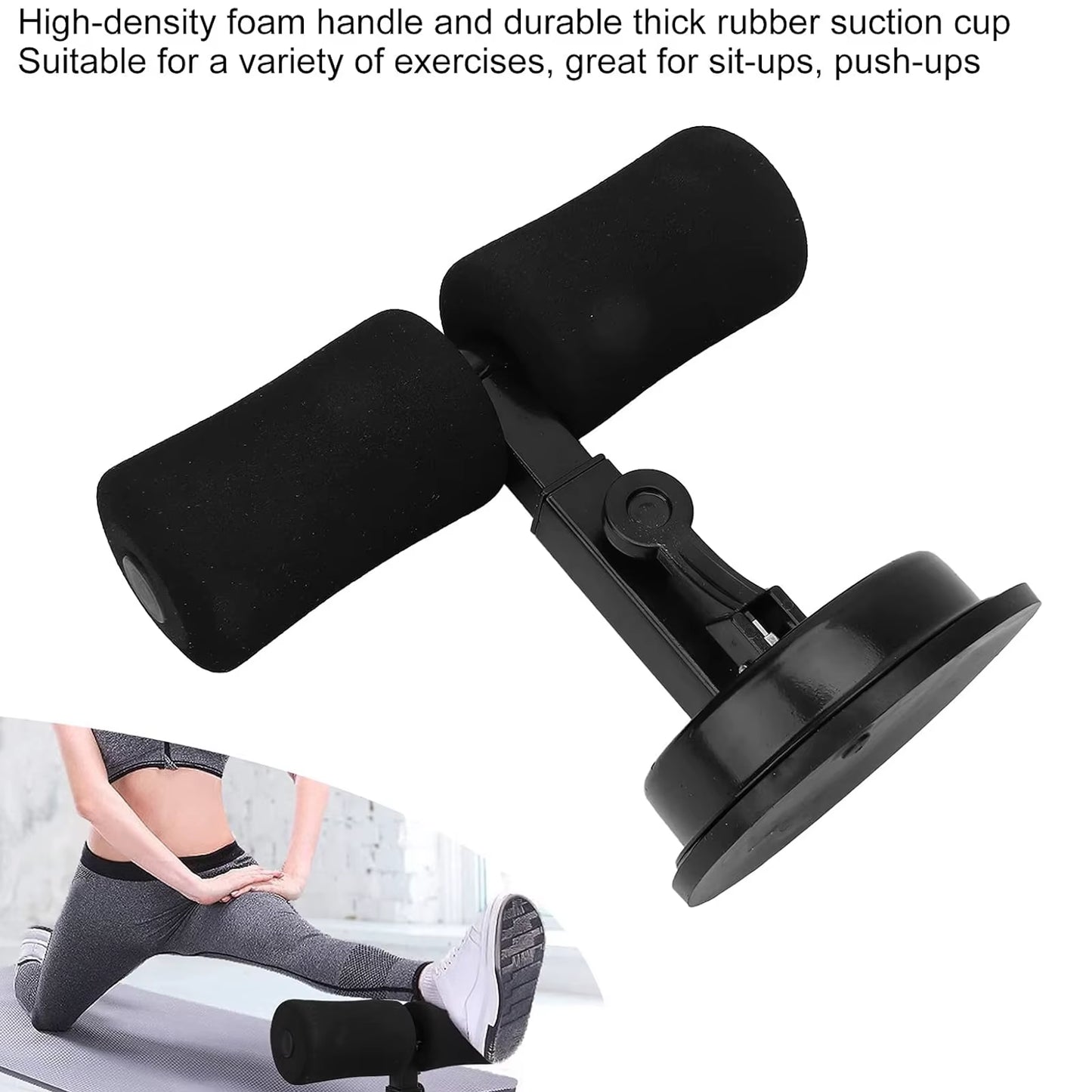 Transform Your Core with the Suction Cup Sit-Up Assist Device - Ultimate Abdominal Workout Trainer for Home Gym
