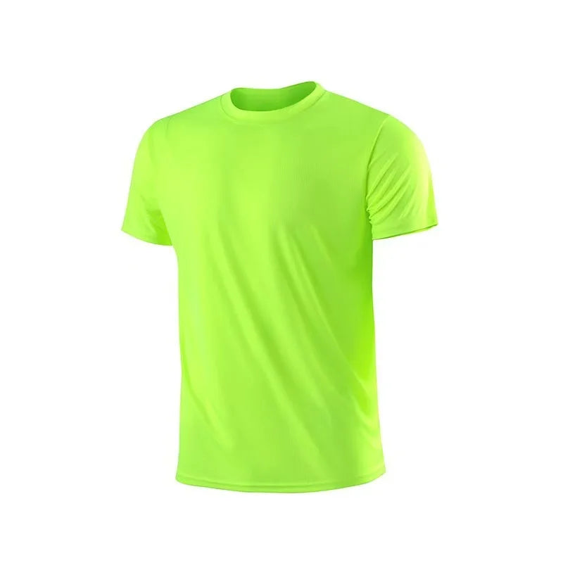 Mens Jogging T-Shirts Quick Dry Compression Sport T-Shirt Fitness Gym Running Shirts Soccer Shirts Men's Jersey Sportswear