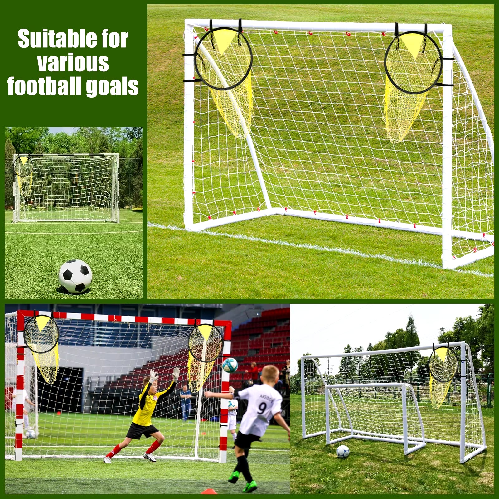 Enhance Your Game with the Foldable Soccer Football Target Net - Perfect for Training and Skill Improvement