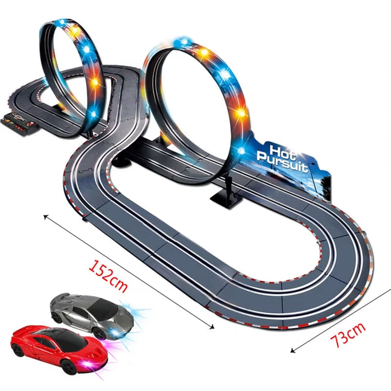 Exciting Electric Track Railway Remote Control Car Train Set - Perfect Racing Circuit for Kids!