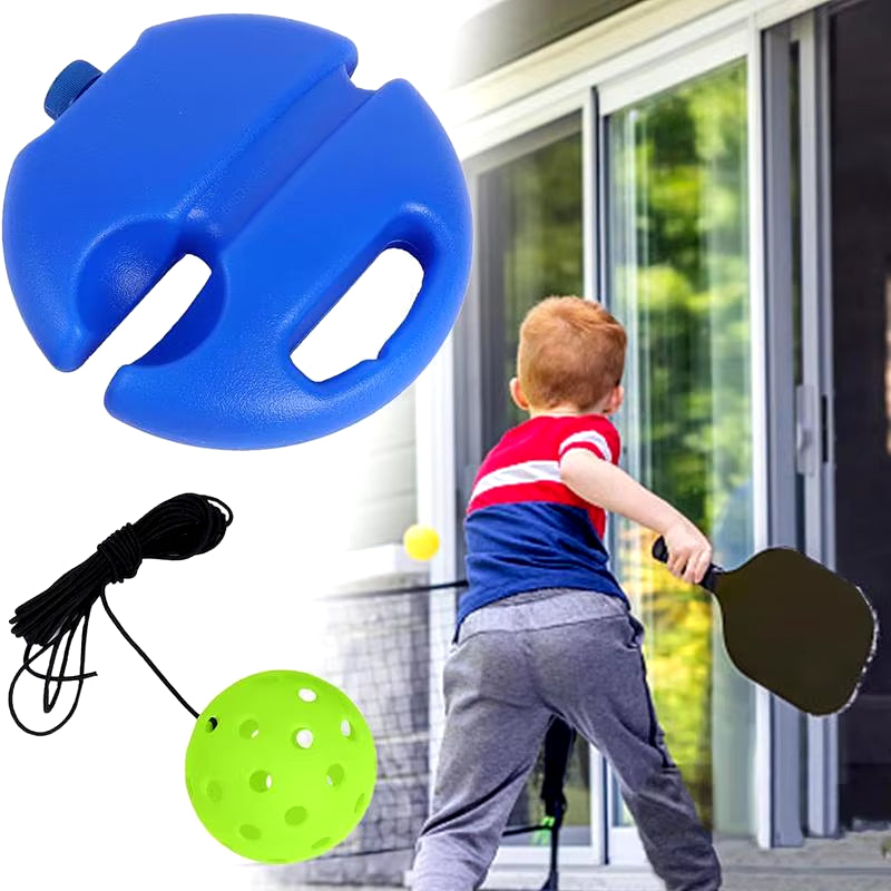 Pickleball Balls Trainer | Exerciser Pickleball Ball Trainer | 40 Holes Pickleball Training Rebound Practice Tool with Baseboard