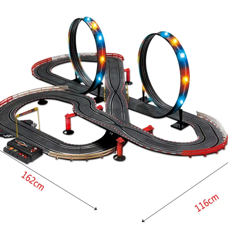Exciting Electric Track Railway Remote Control Car Train Set - Perfect Racing Circuit for Kids!