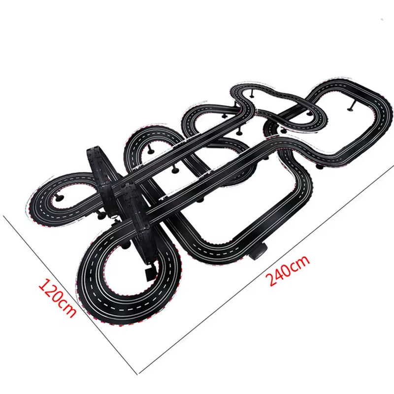 Exciting Electric Track Railway Remote Control Car Train Set - Perfect Racing Circuit for Kids!