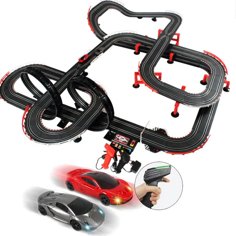 Exciting Electric Track Railway Remote Control Car Train Set - Perfect Racing Circuit for Kids!