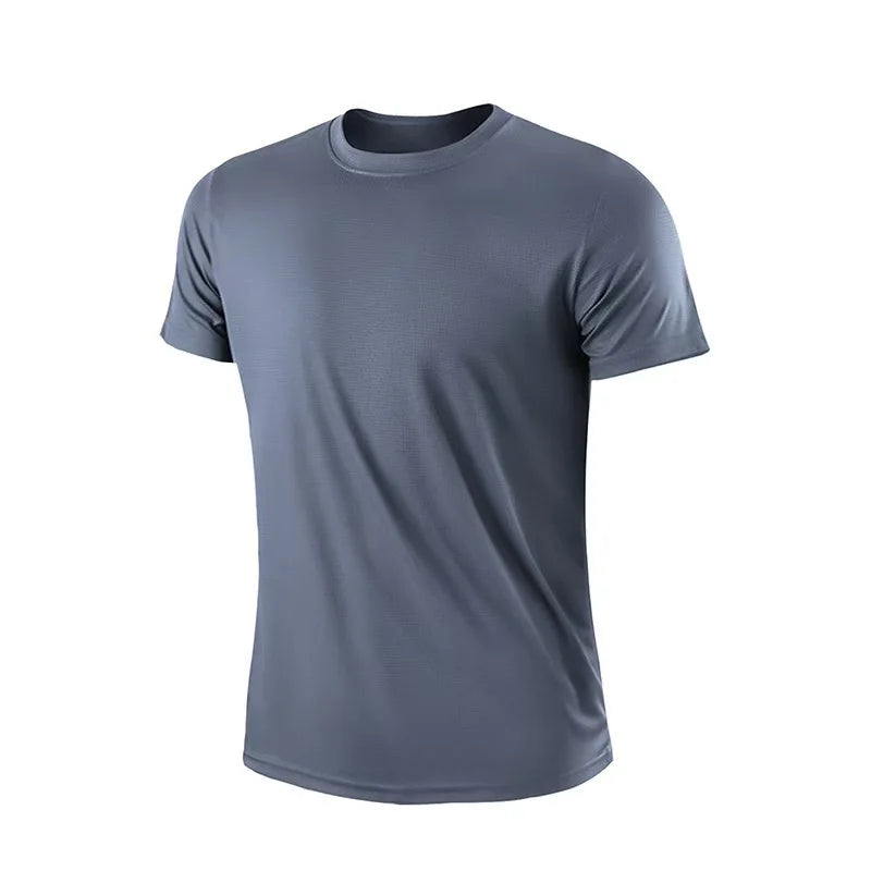 Mens Jogging T-Shirts Quick Dry Compression Sport T-Shirt Fitness Gym Running Shirts Soccer Shirts Men's Jersey Sportswear