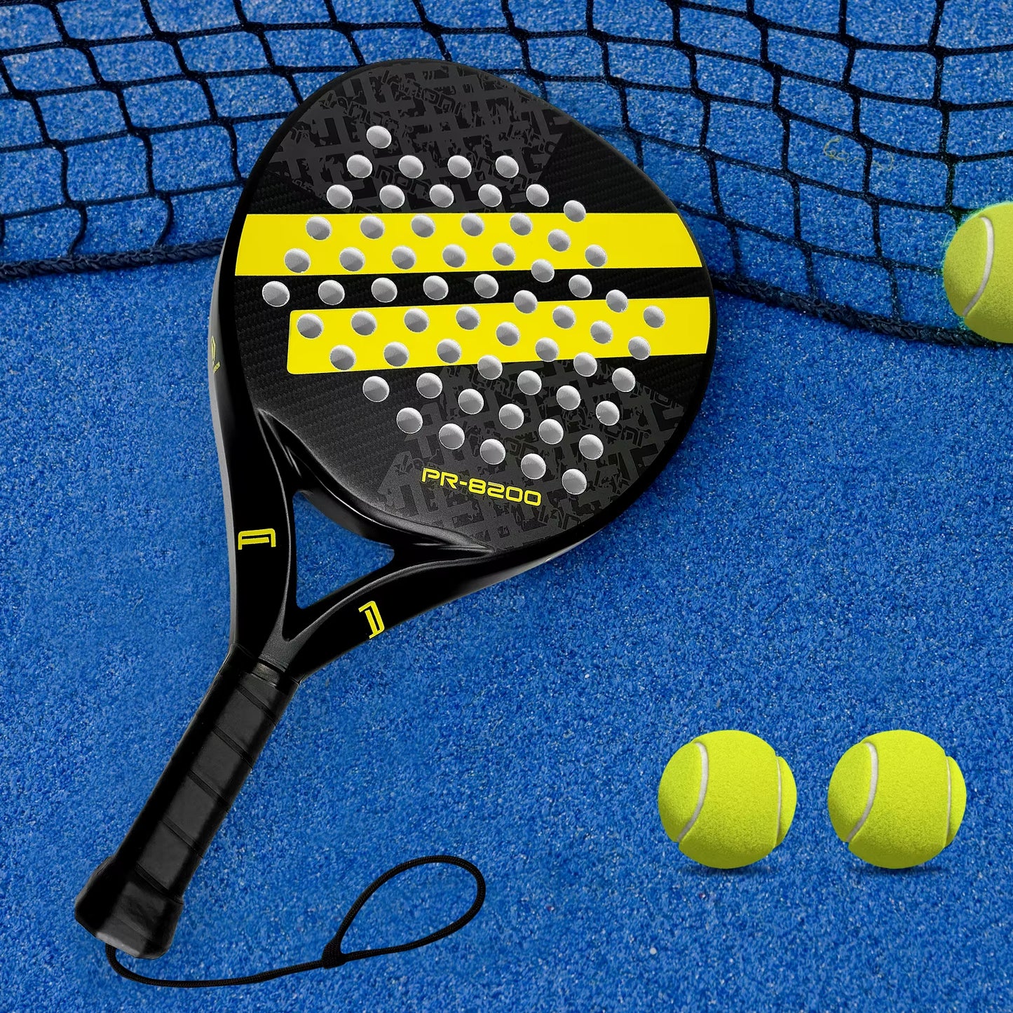 Experience Unmatched Performance with Our Lightweight Carbon Fiber Padel Racket Featuring EVA Memory Flex Foam Core